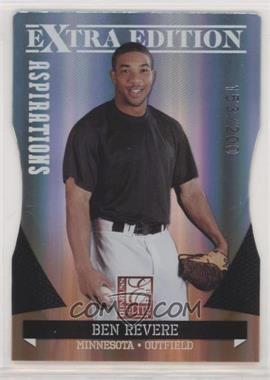 2011 Donruss Elite Extra Edition - [Base] - Aspirations Die-Cut #19 - Ben Revere /200