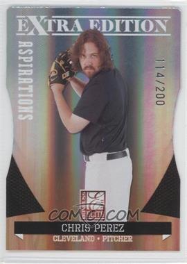 2011 Donruss Elite Extra Edition - [Base] - Aspirations Die-Cut #5 - Chris Perez /200