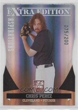 2011 Donruss Elite Extra Edition - [Base] - Aspirations Die-Cut #5 - Chris Perez /200