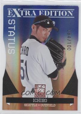 2011 Donruss Elite Extra Edition - [Base] - Status Blue Die-Cut #12 - Ichiro Suzuki /100