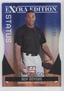 2011 Donruss Elite Extra Edition - [Base] - Status Blue Die-Cut #19 - Ben Revere /100