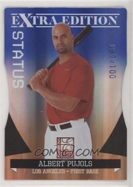 2011 Donruss Elite Extra Edition - [Base] - Status Blue Die-Cut #4 - Albert Pujols /100