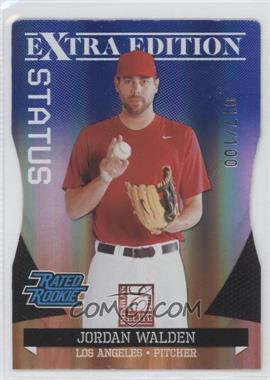 2011 Donruss Elite Extra Edition - [Base] - Status Blue Die-Cut #9 - Jordan Walden /100