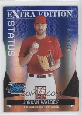 2011 Donruss Elite Extra Edition - [Base] - Status Blue Die-Cut #9 - Jordan Walden /100