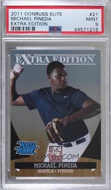 2011 Donruss Elite Extra Edition - [Base] #21 - Michael Pineda [PSA 9 MINT]