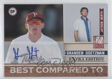 2011 Donruss Elite Extra Edition - Best Compared To - Signatures #11 - Granden Goetzman /25