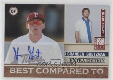 2011 Donruss Elite Extra Edition - Best Compared To - Signatures #11 - Granden Goetzman /25