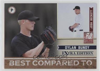 2011 Donruss Elite Extra Edition - Best Compared To #2 - Dylan Bundy, Josh Beckett /499