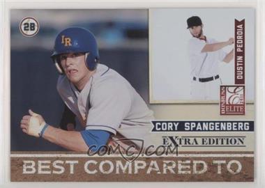 2011 Donruss Elite Extra Edition - Best Compared To #5 - Cory Spangenberg, Dustin Pedroia /499