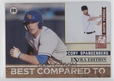 2011 Donruss Elite Extra Edition - Best Compared To #5 - Cory Spangenberg, Dustin Pedroia /499