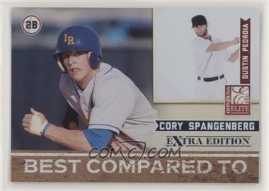 2011 Donruss Elite Extra Edition - Best Compared To #5 - Cory Spangenberg, Dustin Pedroia /499