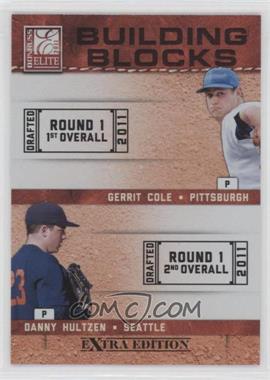 2011 Donruss Elite Extra Edition - Building Blocks Quads #7 - Danny Hultzen, Dylan Bundy, Gerrit Cole, Trevor Bauer