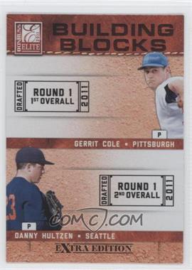 2011 Donruss Elite Extra Edition - Building Blocks Quads #7 - Danny Hultzen, Dylan Bundy, Gerrit Cole, Trevor Bauer