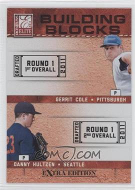 2011 Donruss Elite Extra Edition - Building Blocks Quads #7 - Danny Hultzen, Dylan Bundy, Gerrit Cole, Trevor Bauer