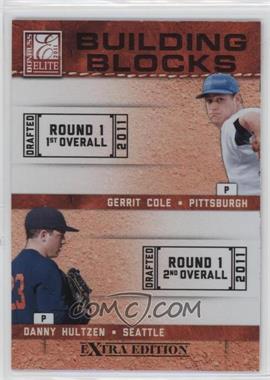 2011 Donruss Elite Extra Edition - Building Blocks Quads #7 - Danny Hultzen, Dylan Bundy, Gerrit Cole, Trevor Bauer