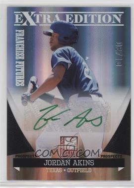 2011 Donruss Elite Extra Edition - Franchise Futures Signatures - Green Ink #26 - Jordan Akins /10