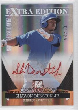 2011 Donruss Elite Extra Edition - Franchise Futures Signatures - Red Ink #152 - Shawon Dunston Jr. /25