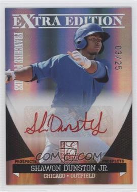 2011 Donruss Elite Extra Edition - Franchise Futures Signatures - Red Ink #152 - Shawon Dunston Jr. /25