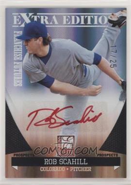 2011 Donruss Elite Extra Edition - Franchise Futures Signatures - Red Ink #154 - Rob Scahill /25