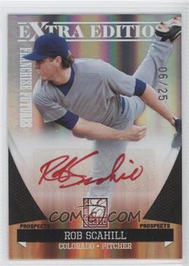 2011 Donruss Elite Extra Edition - Franchise Futures Signatures - Red Ink #154 - Rob Scahill /25