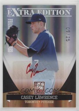 2011 Donruss Elite Extra Edition - Franchise Futures Signatures - Red Ink #161 - Casey Lawrence /25