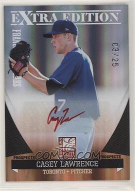 2011 Donruss Elite Extra Edition - Franchise Futures Signatures - Red Ink #161 - Casey Lawrence /25