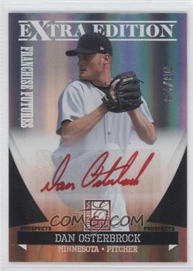 2011 Donruss Elite Extra Edition - Franchise Futures Signatures - Red Ink #164 - Dan Osterbrock /25