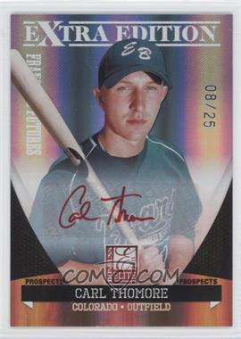 2011 Donruss Elite Extra Edition - Franchise Futures Signatures - Red Ink #33 - Carl Thomore /25