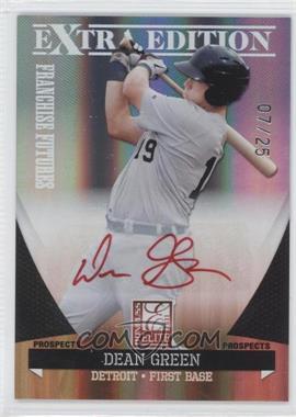 2011 Donruss Elite Extra Edition - Franchise Futures Signatures - Red Ink #68 - Dean Green /25