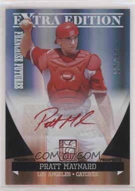 2011 Donruss Elite Extra Edition - Franchise Futures Signatures - Red Ink #74 - Pratt Maynard /25