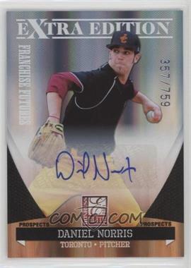 2011 Donruss Elite Extra Edition - Franchise Futures Signatures #17 - Daniel Norris /759