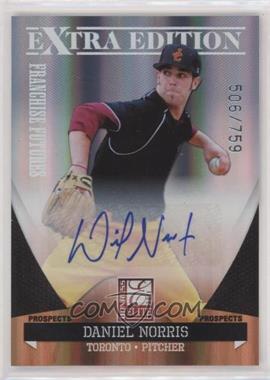 2011 Donruss Elite Extra Edition - Franchise Futures Signatures #17 - Daniel Norris /759