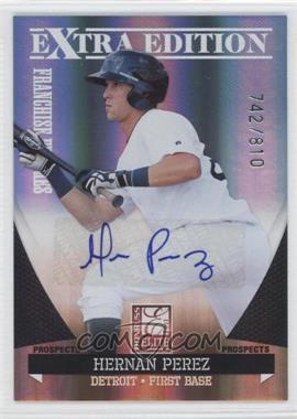 2011 Donruss Elite Extra Edition - Franchise Futures Signatures #171 - Hernan Perez /810