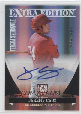 2011 Donruss Elite Extra Edition - Franchise Futures Signatures #172 - Jeremy Cruz /866