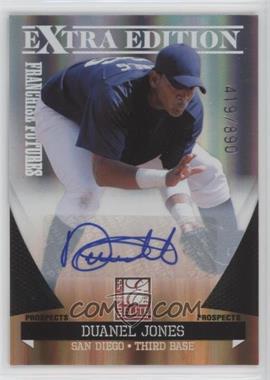 2011 Donruss Elite Extra Edition - Franchise Futures Signatures #189 - Duanel Jones /890