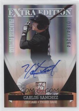 2011 Donruss Elite Extra Edition - Franchise Futures Signatures #36 - Carlos Sanchez /1264