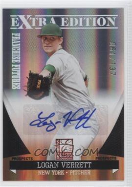 2011 Donruss Elite Extra Edition - Franchise Futures Signatures #43 - Logan Verrett /137