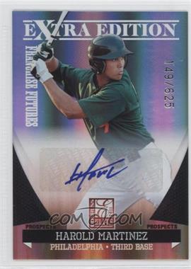 2011 Donruss Elite Extra Edition - Franchise Futures Signatures #52 - Harold Martinez /625