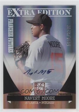 2011 Donruss Elite Extra Edition - Franchise Futures Signatures #90 - Navery Moore /784