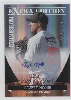 2011 Donruss Elite Extra Edition - Franchise Futures Signatures #90 - Navery Moore /784
