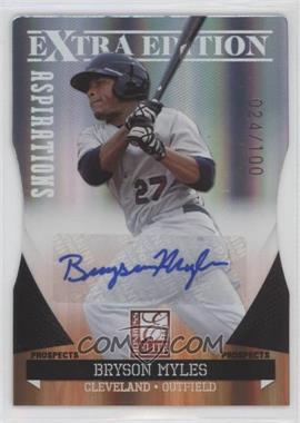 2011 Donruss Elite Extra Edition - Prospects - Aspirations Die-Cut Signatures #100 - Bryson Myles /100