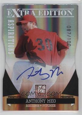 2011 Donruss Elite Extra Edition - Prospects - Aspirations Die-Cut Signatures #151 - Anthony Meo /100