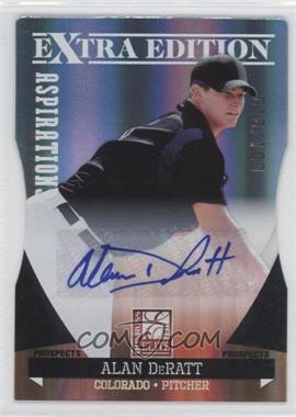 2011 Donruss Elite Extra Edition - Prospects - Aspirations Die-Cut Signatures #166 - Alan DeRatt /100