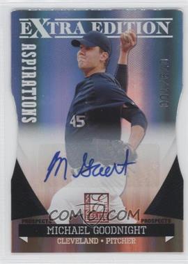 2011 Donruss Elite Extra Edition - Prospects - Aspirations Die-Cut Signatures #37 - Michael Goodnight /100