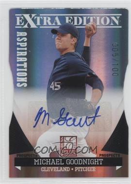 2011 Donruss Elite Extra Edition - Prospects - Aspirations Die-Cut Signatures #37 - Michael Goodnight /100