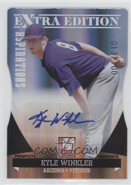 2011 Donruss Elite Extra Edition - Prospects - Aspirations Die-Cut Signatures #48 - Kyle Winkler /100