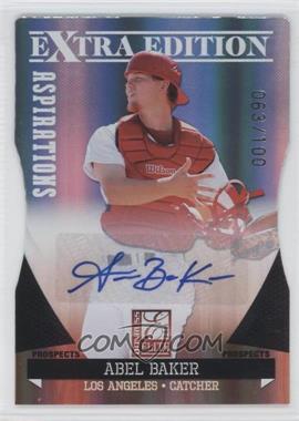 2011 Donruss Elite Extra Edition - Prospects - Aspirations Die-Cut Signatures #5 - Abel Baker /100