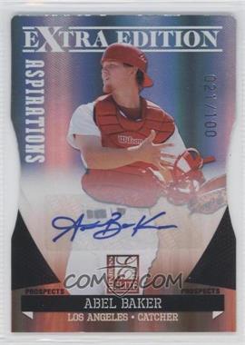 2011 Donruss Elite Extra Edition - Prospects - Aspirations Die-Cut Signatures #5 - Abel Baker /100