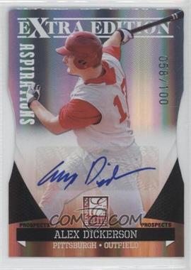 2011 Donruss Elite Extra Edition - Prospects - Aspirations Die-Cut Signatures #6 - Alex Dickerson /100