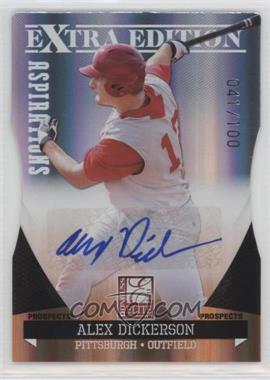 2011 Donruss Elite Extra Edition - Prospects - Aspirations Die-Cut Signatures #6 - Alex Dickerson /100